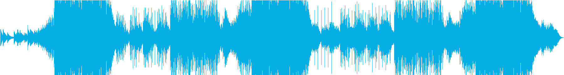 A Japanese-style song of embarrassing melody that EDM static and dynamic mix's reproduced waveform