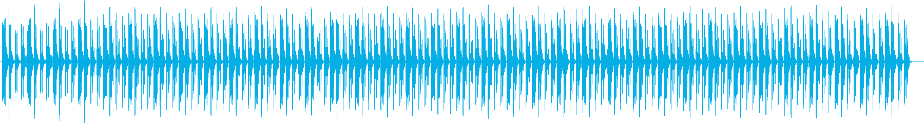 緊張感のある時計・心臓・装置などの音の再生済みの波形
