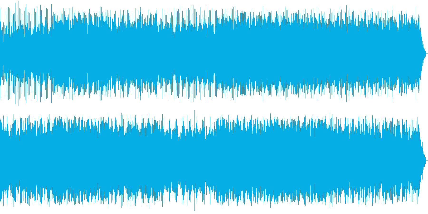 SFチックな環境音楽の再生済みの波形