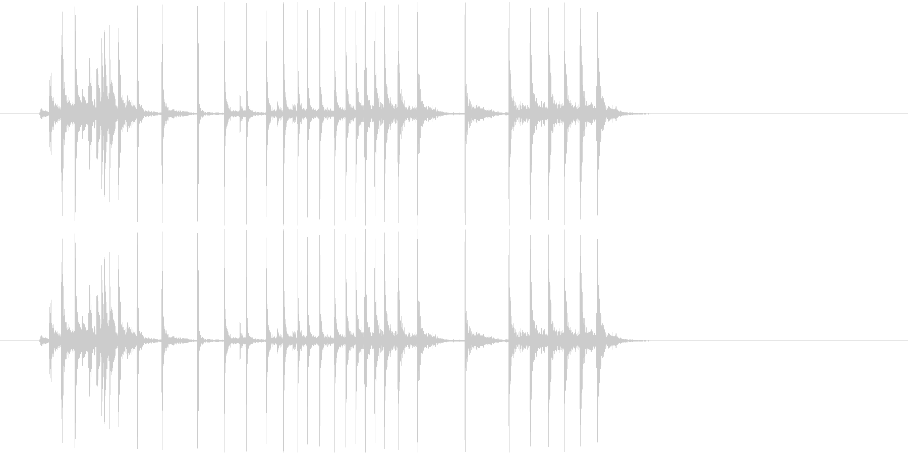 ぎしぎし(きしむ音)の未再生の波形