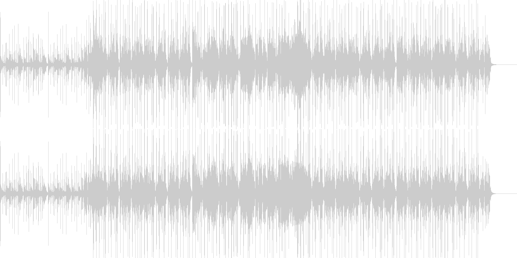 サックスの入ったファンクな曲の未再生の波形