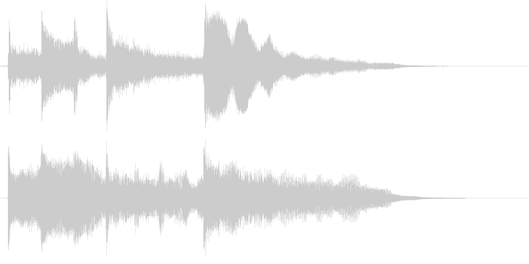 Simple & standard easy to use logo's unreproduced waveform