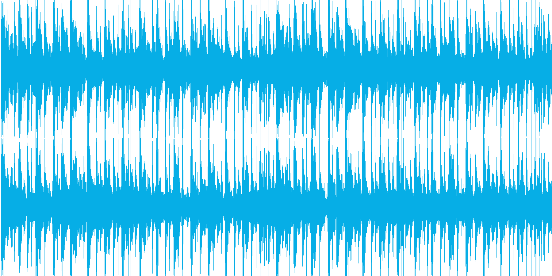 おしゃれなハウス系。ほのぼのした雰囲気の再生済みの波形