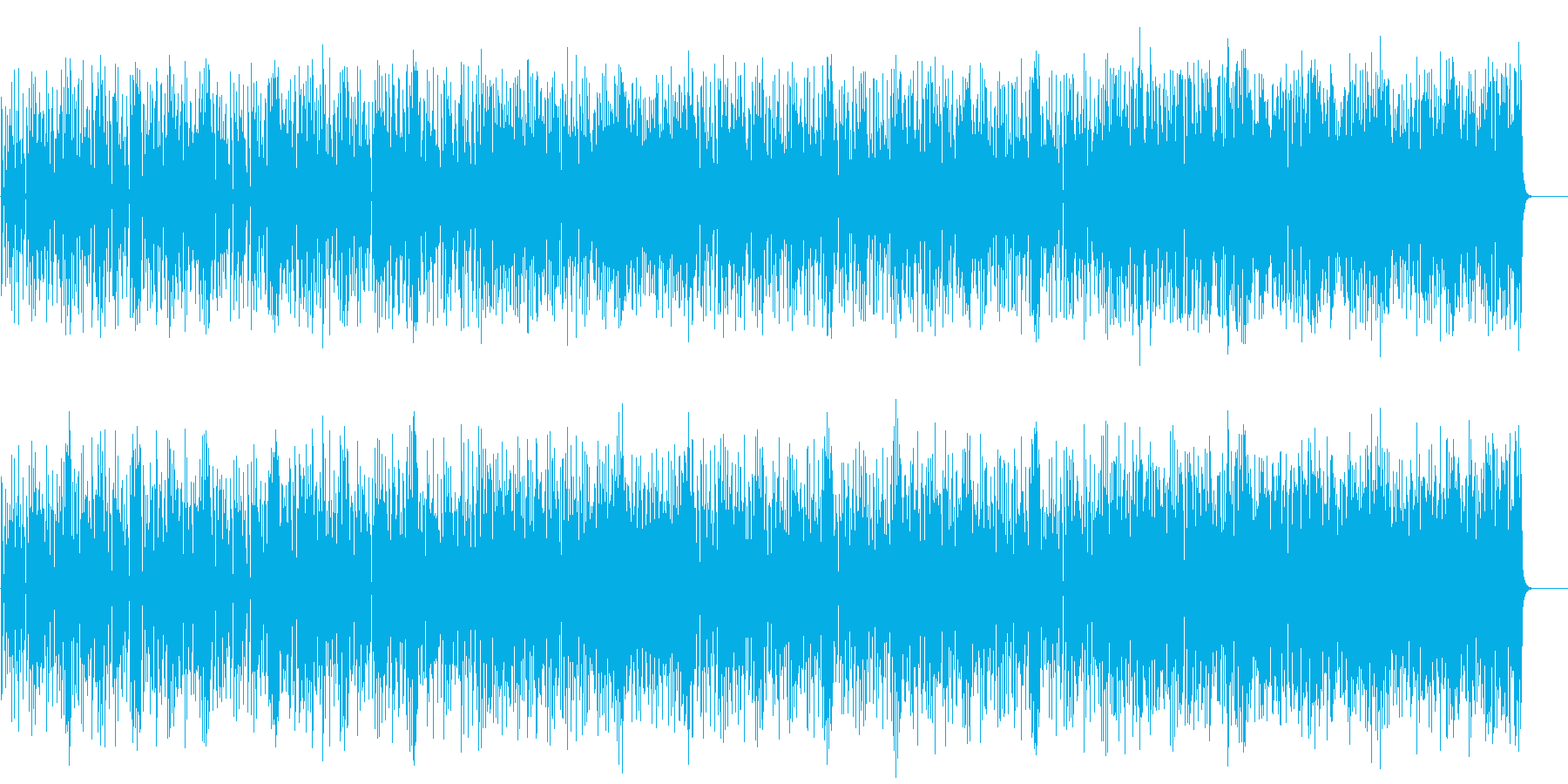 ファッショナブルなポップ/フュージョンの再生済みの波形