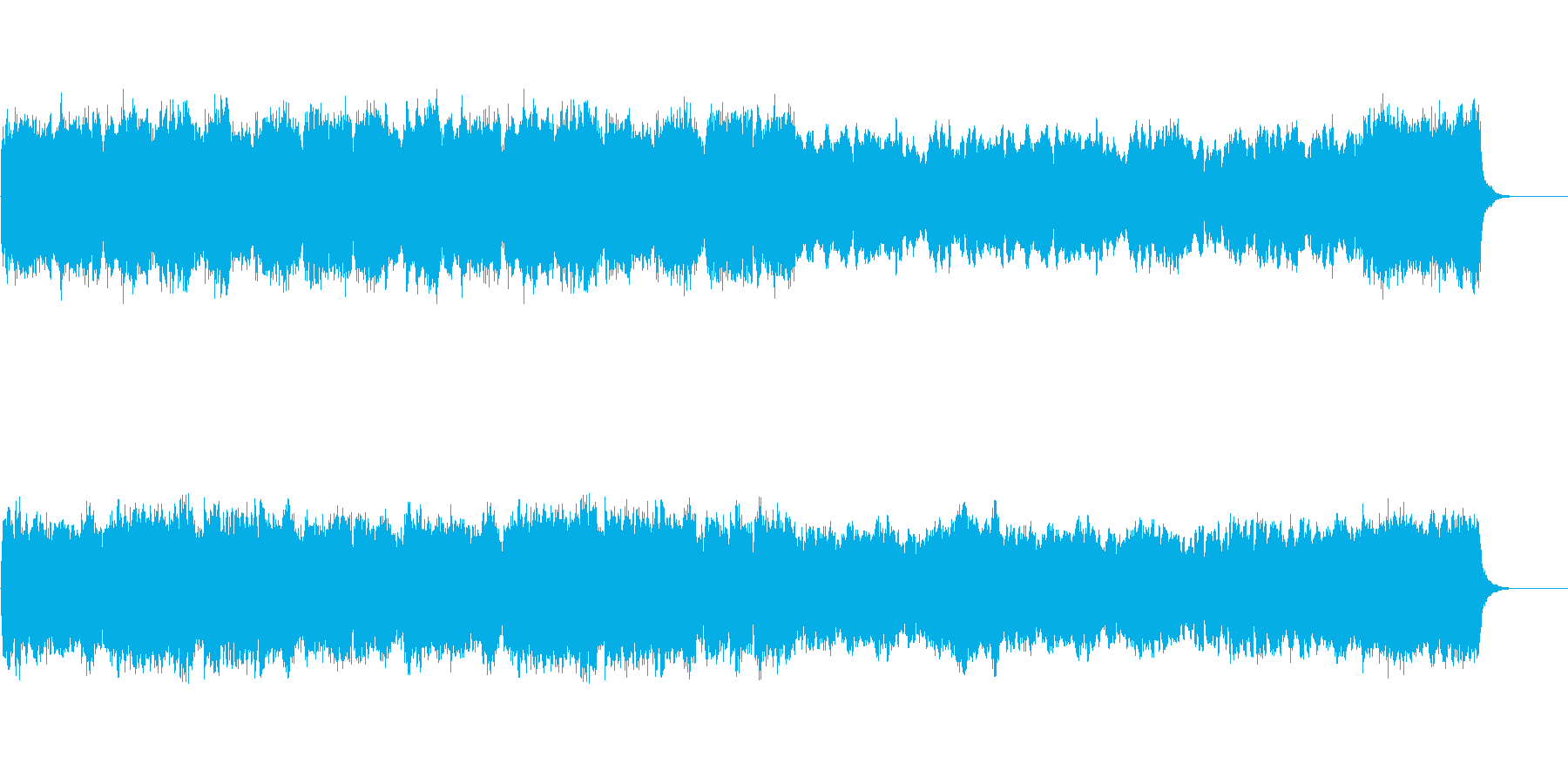 パイプオルガンの美しく荘厳な教会音楽の再生済みの波形