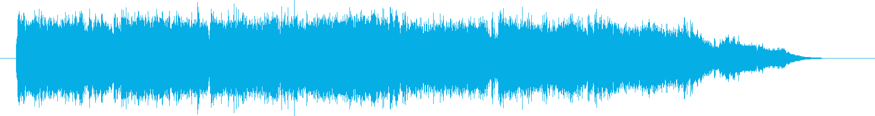 Intensely friendly voice synth sound's reproduced waveform