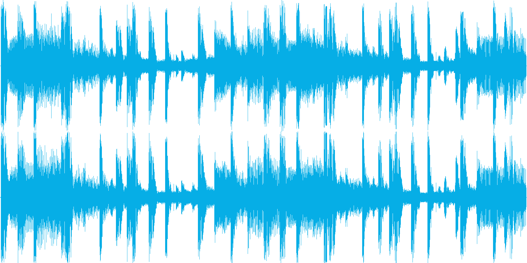ヒップホップを感じる楽曲です。の再生済みの波形