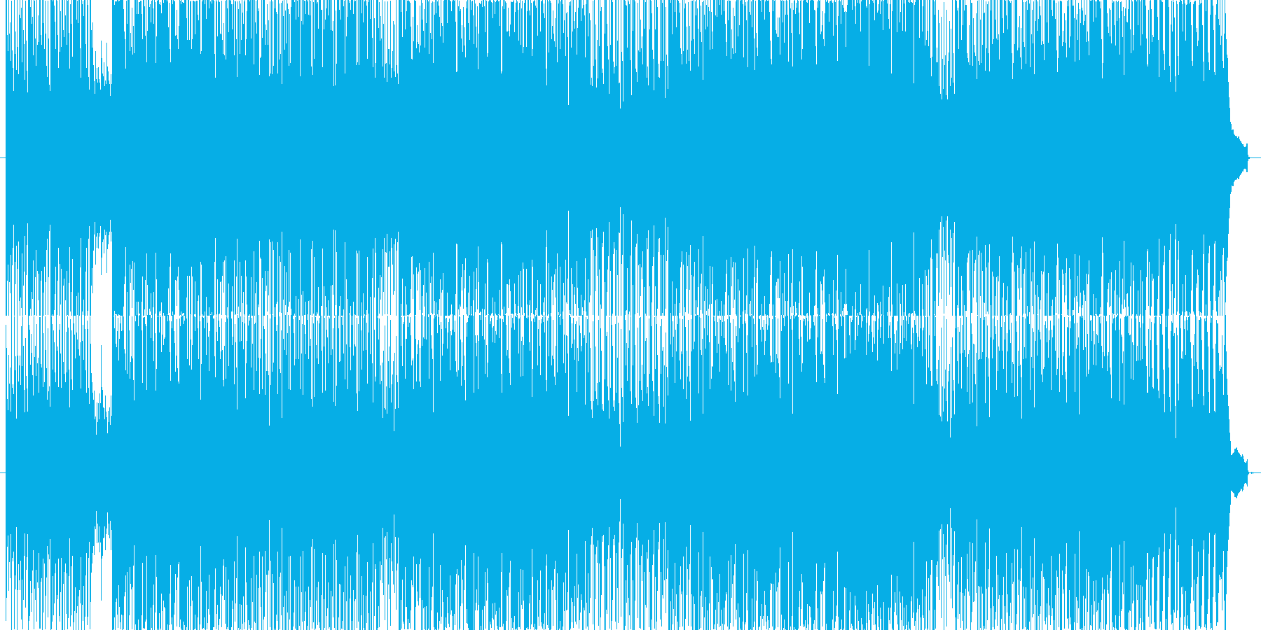ほのぼのとした暖かいピアノメインのBGMの再生済みの波形
