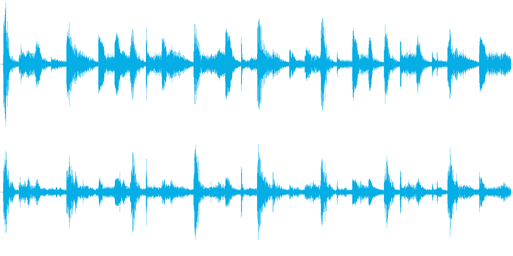 エレクトロなイメージをした楽曲です。の再生済みの波形
