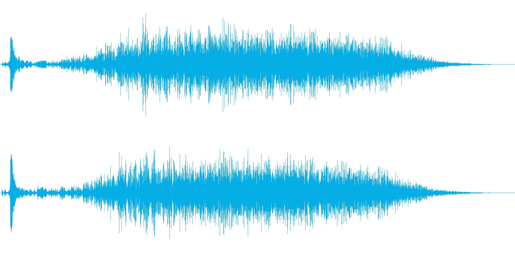 ギューーーン (充填音)の再生済みの波形