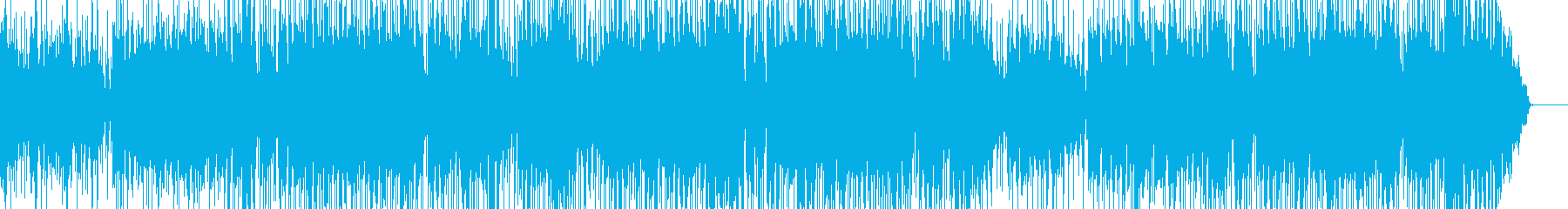 エレキギターによるけだるい感じのロックの再生済みの波形