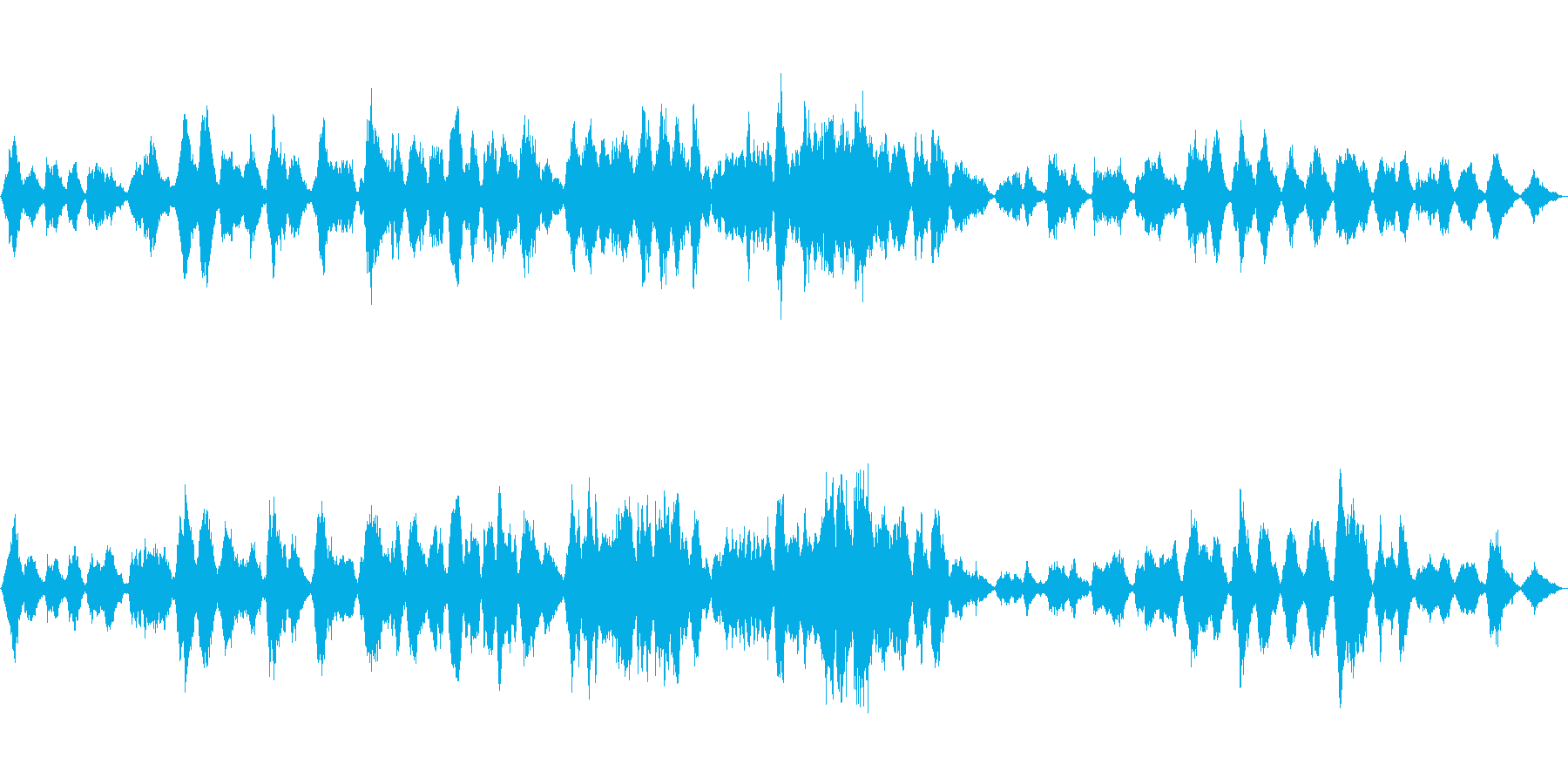 ドビュッシー「月の光」ストリングス編曲の再生済みの波形