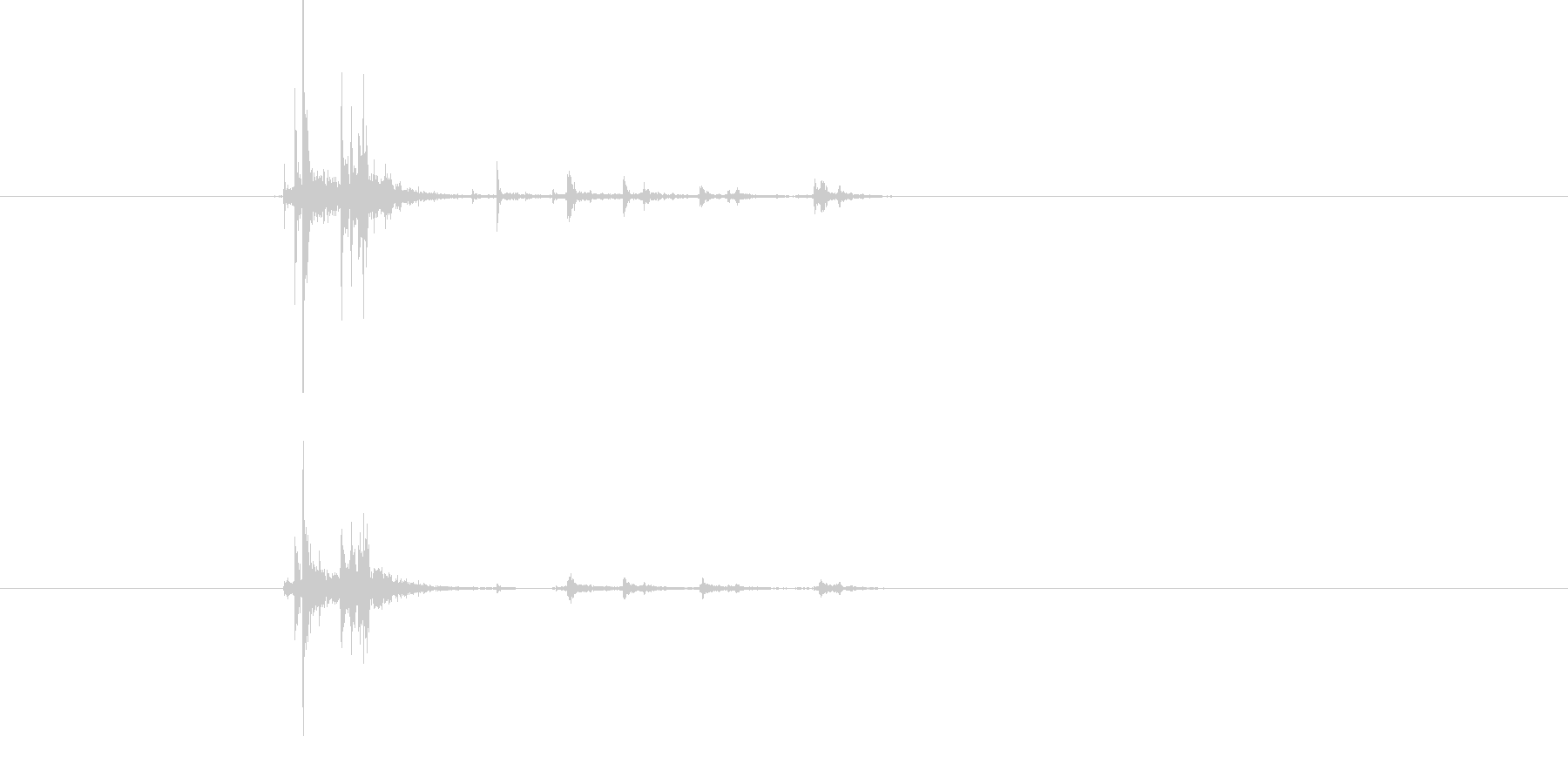 卵を割る音。の未再生の波形