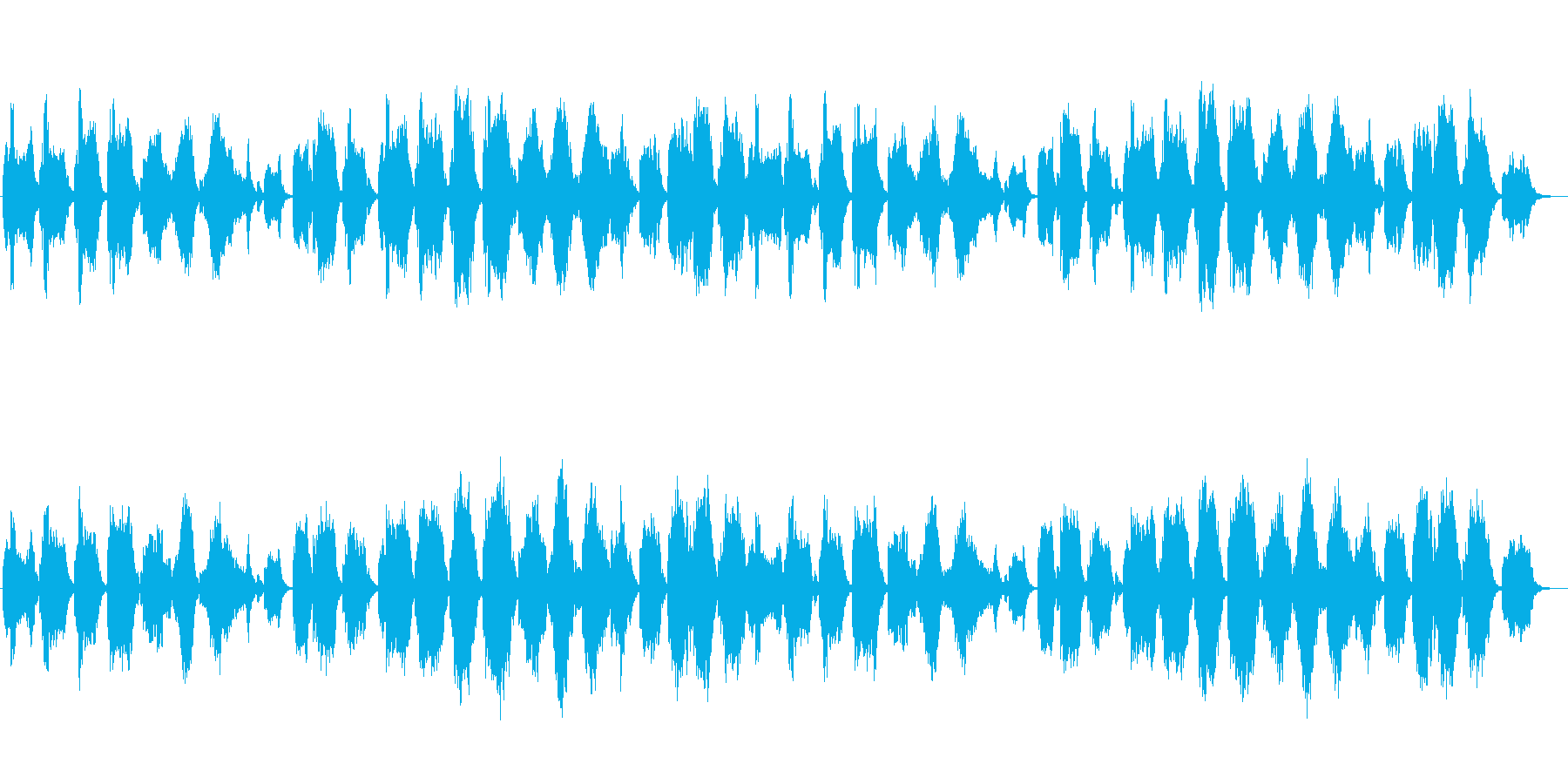 不安な気持ちを駆り立てる和楽器の曲の再生済みの波形