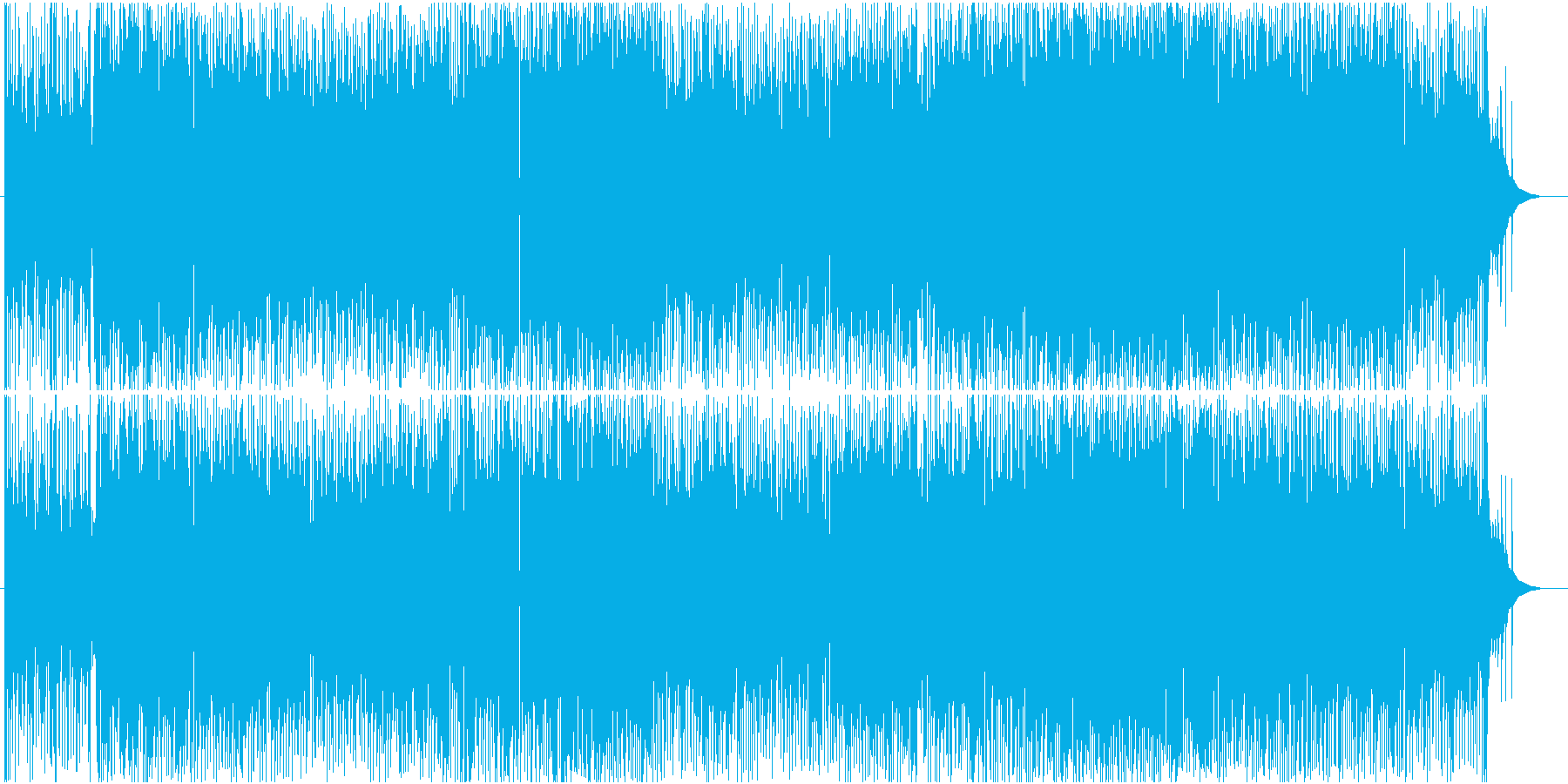ピアノイントロが印象的な旅立ちの曲。の再生済みの波形
