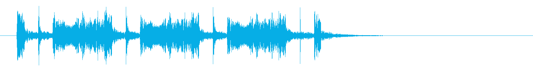 指パッチンを連想させる楽しいポップ曲の再生済みの波形