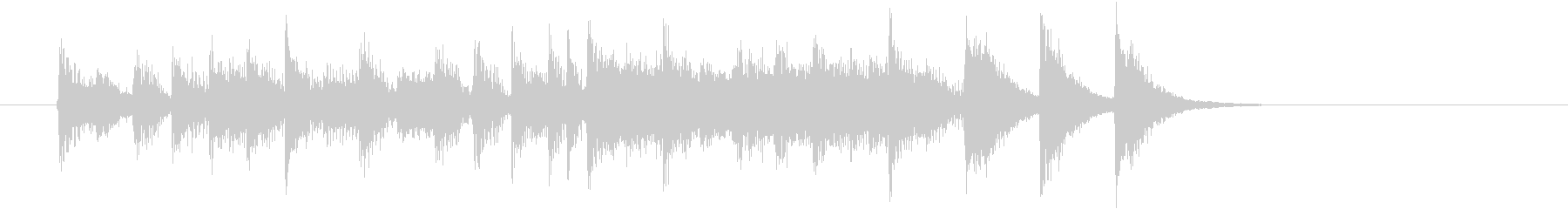 Light and refreshing synth sound short's unreproduced waveform