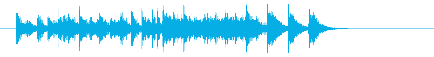 Light and refreshing synth sound short's reproduced waveform
