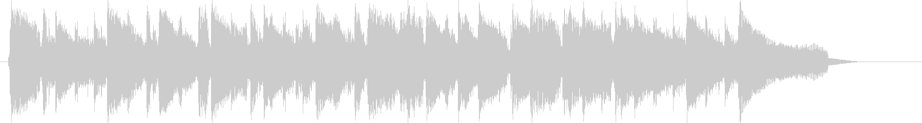 A short song with a high-pitched weird rhythm's unreproduced waveform