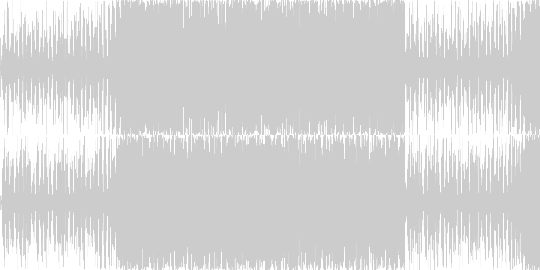 緊張感のあるシーンで使えるクラブ音楽の未再生の波形