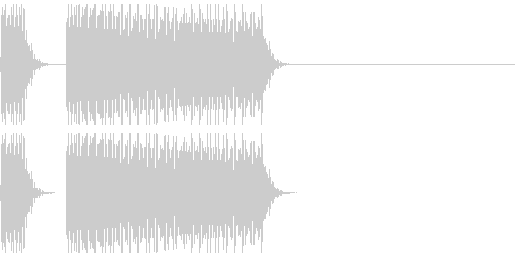 不正解、間違いの音02の未再生の波形