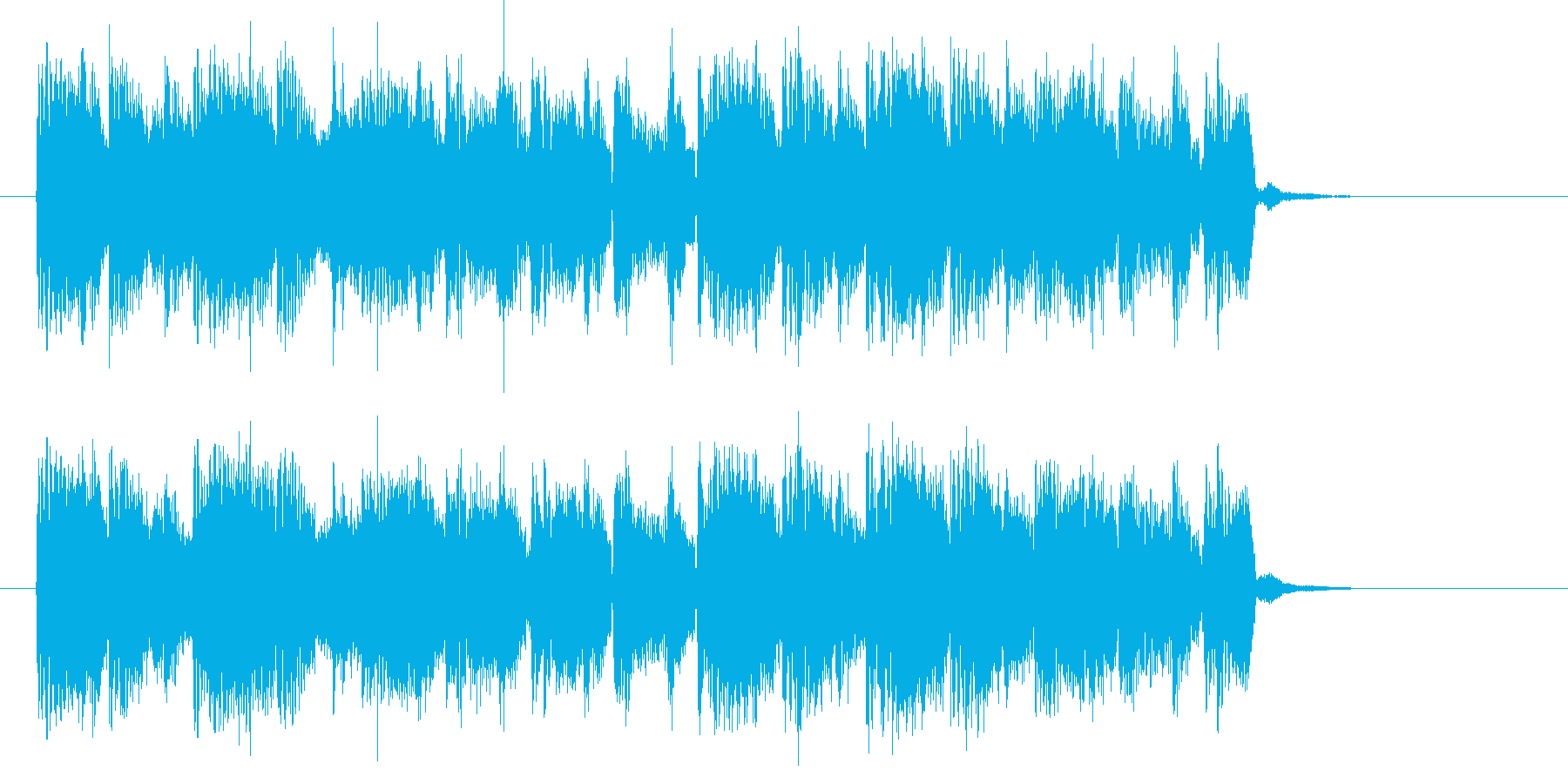 幻想的でゆったりとした音楽の再生済みの波形
