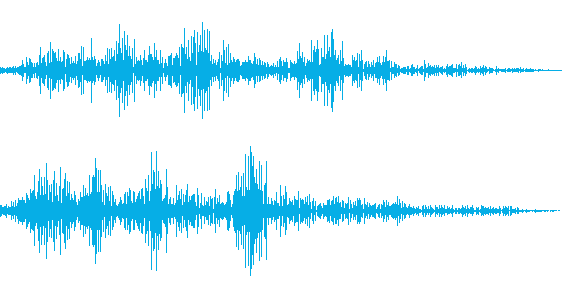 メニュー画面音(ウインドウ開閉など)04の再生済みの波形