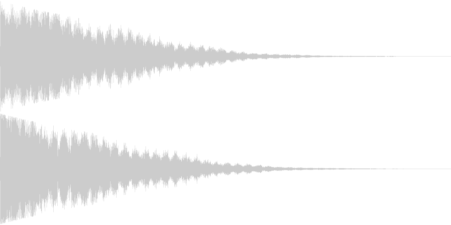 キーン(超音波みたいな電子音)の未再生の波形