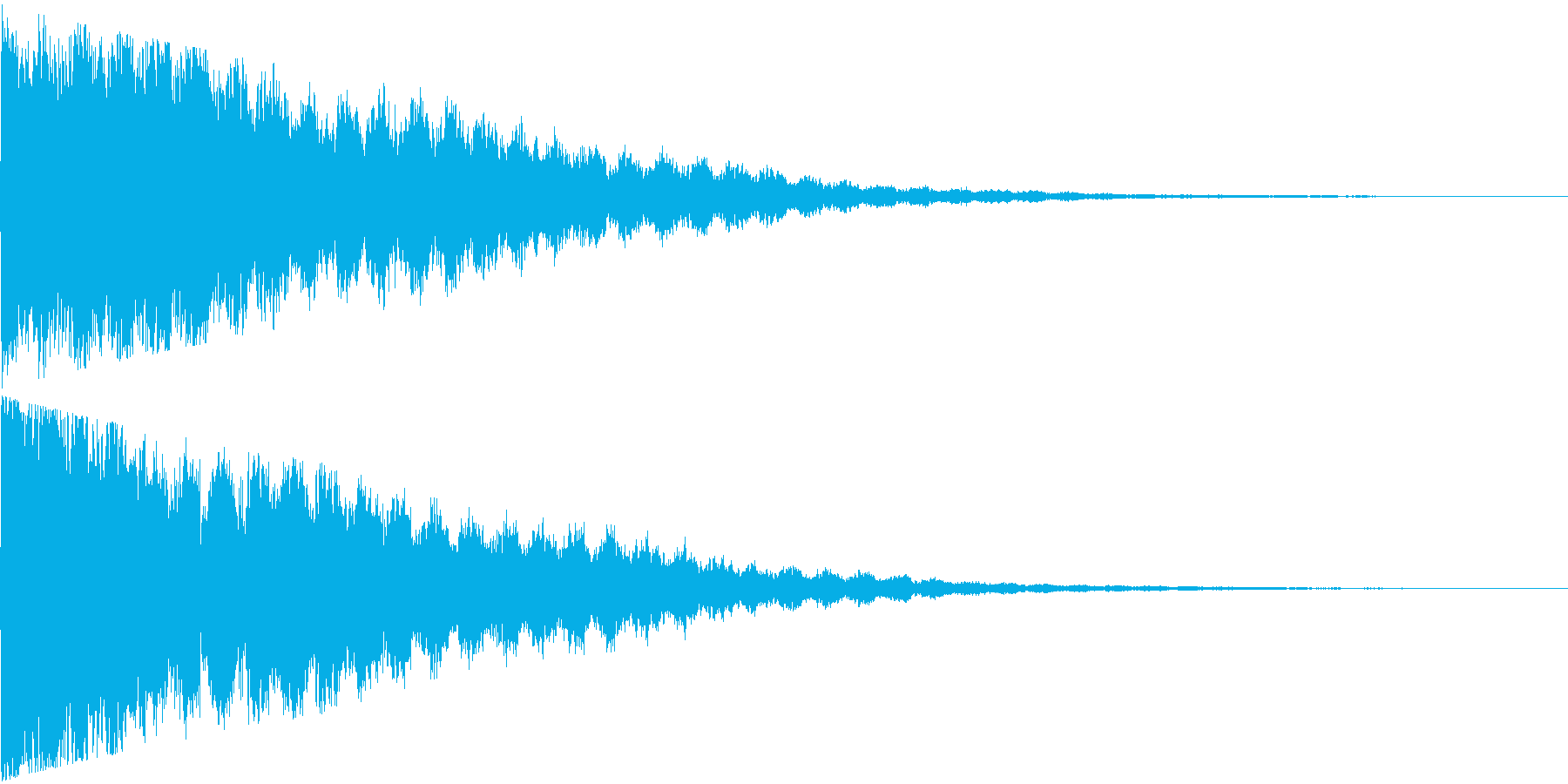 キーン(超音波みたいな電子音)の再生済みの波形
