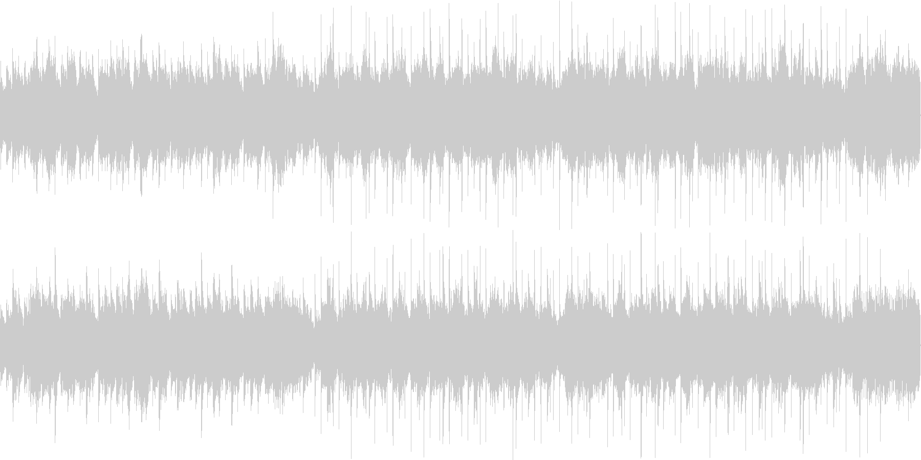 ハロウィンをイメージした怪しい雰囲気の曲の未再生の波形