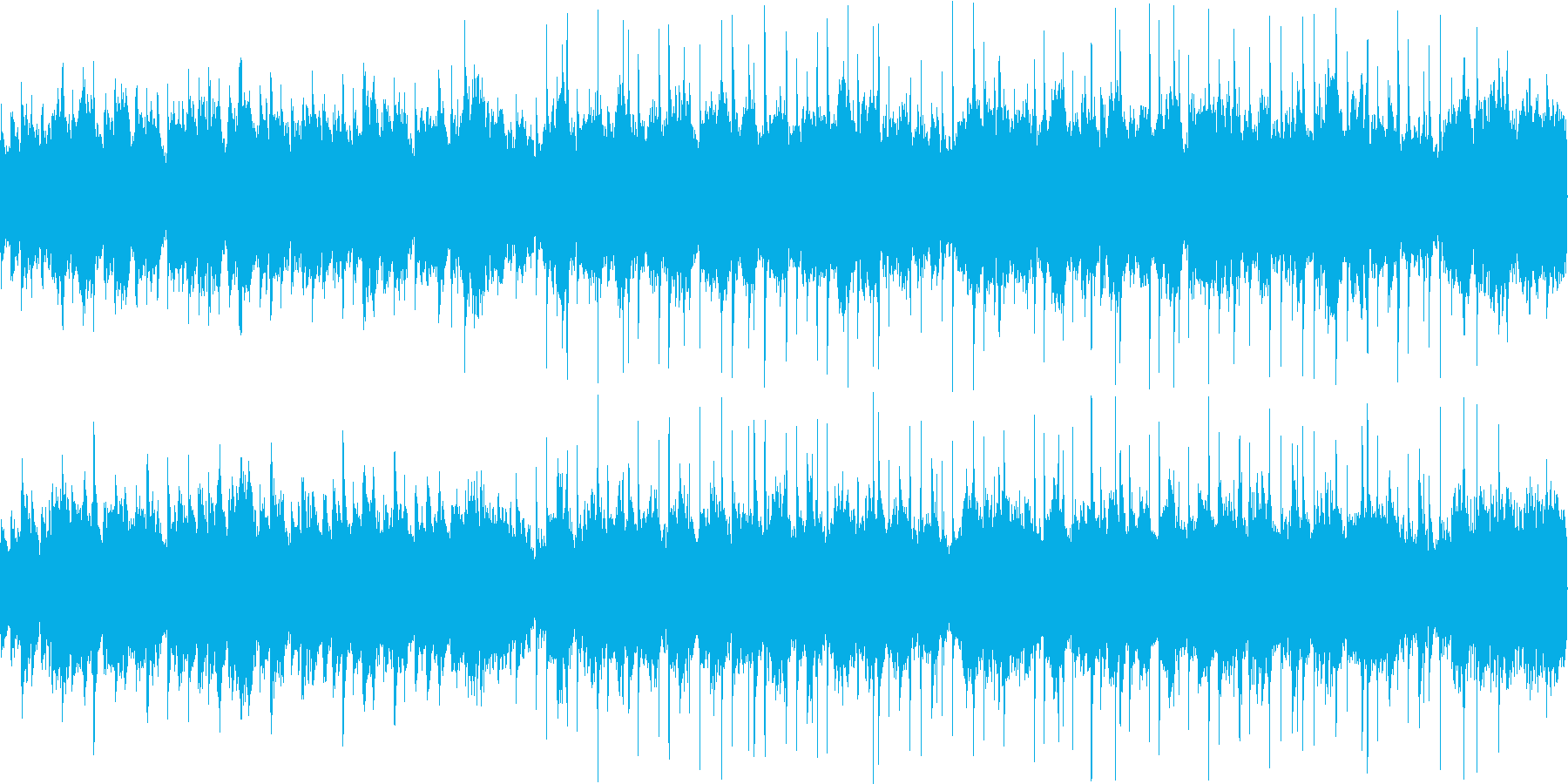 ハロウィンをイメージした怪しい雰囲気の曲の再生済みの波形