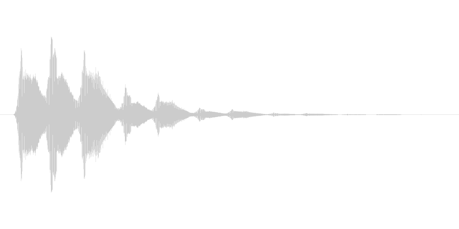 ファミコン風効果音決定音系です 13の未再生の波形