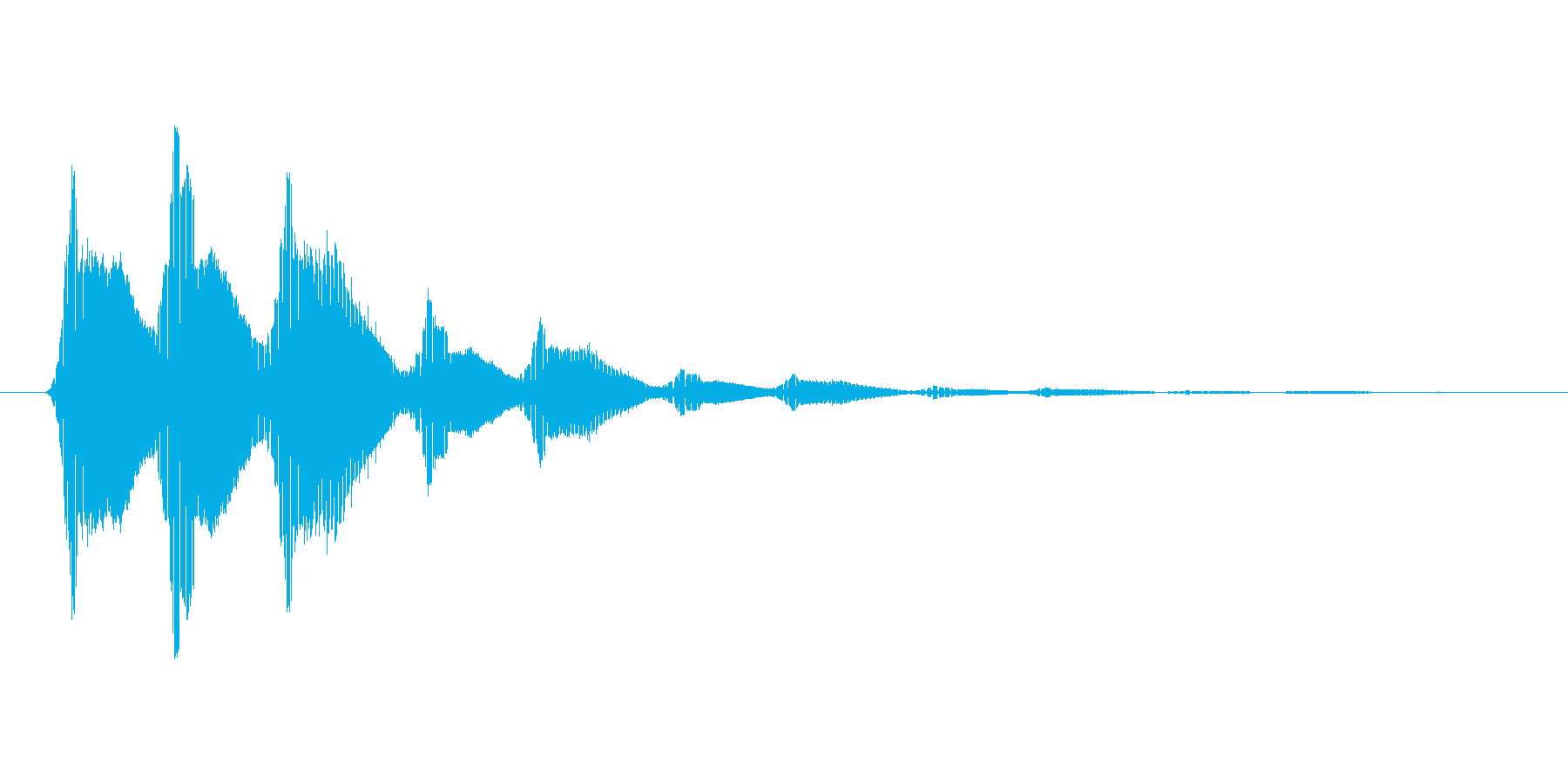 ファミコン風効果音決定音系です 13の再生済みの波形