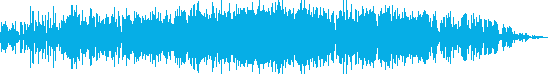 優しいアコースティック音源とビートの楽曲の再生済みの波形