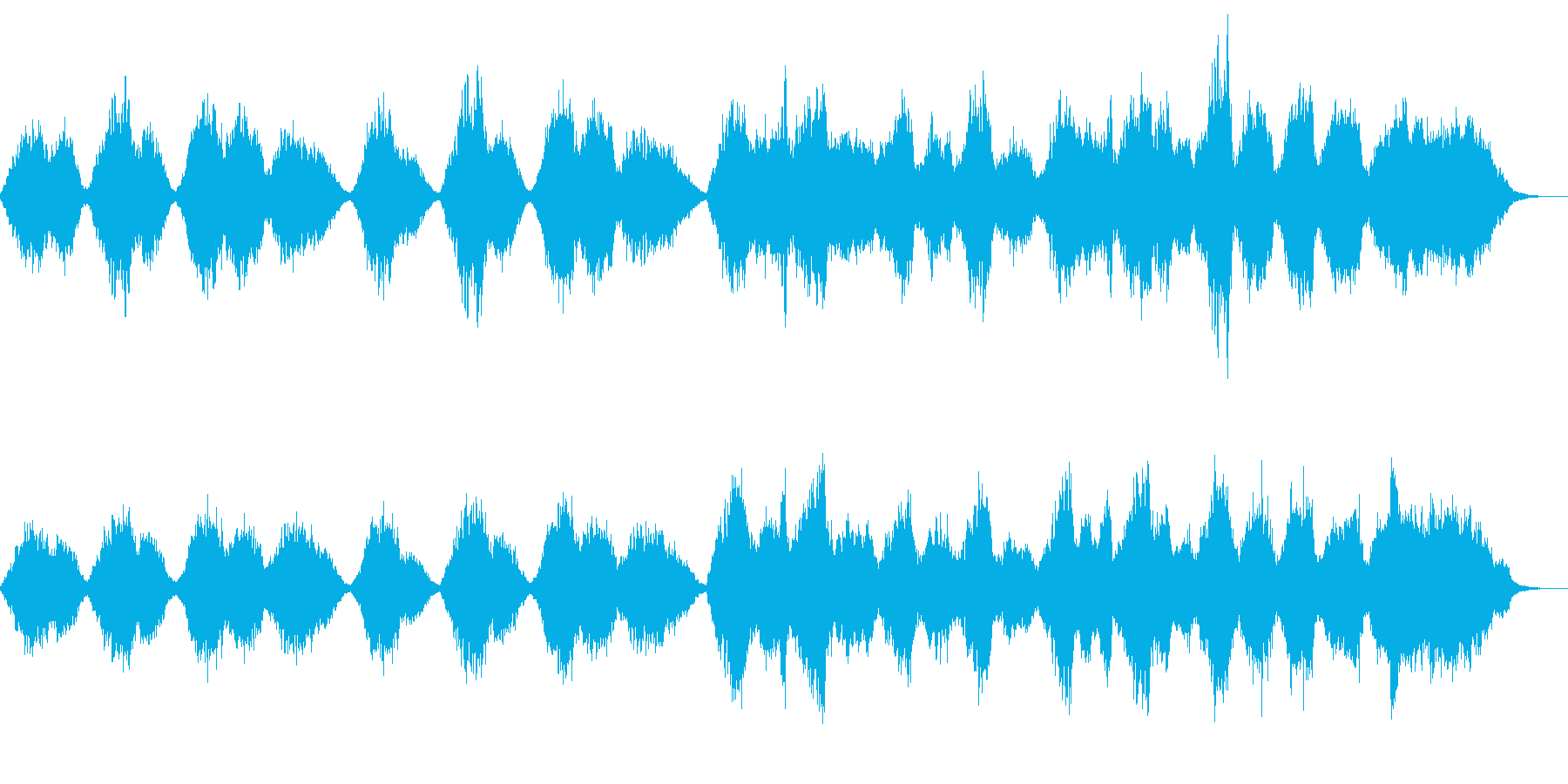 悲しいがほんの少し希望を感じる弦楽器の曲の再生済みの波形