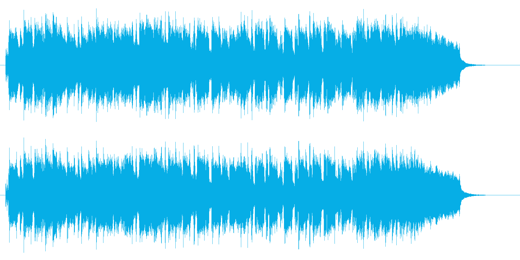 渚を連想させるギターの曲の再生済みの波形