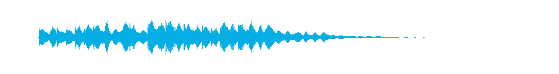 幻想的で落ち着いたリラクゼーション音楽の再生済みの波形