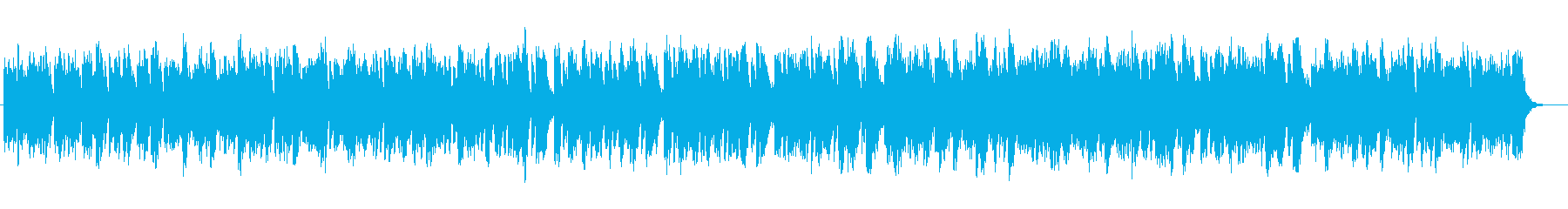 ストリングスのヒーリングミュージックの再生済みの波形