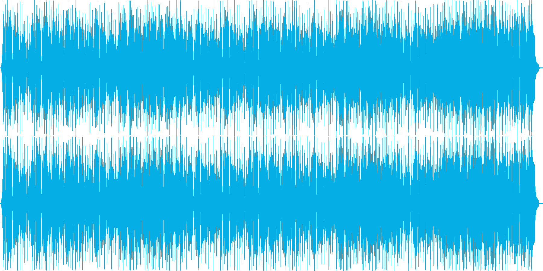 やさしく励ますような感じの曲です。の再生済みの波形