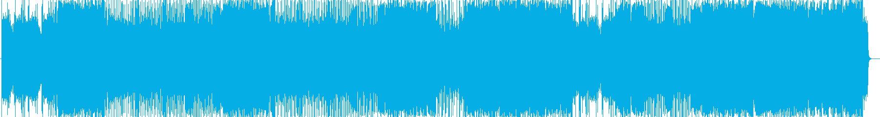 燃え盛る情熱を押さえきれない激しいロックの再生済みの波形