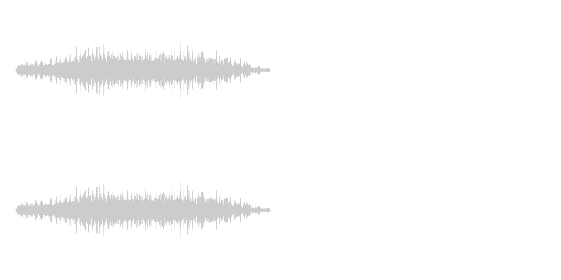 ドリルの軽めの音です。の未再生の波形