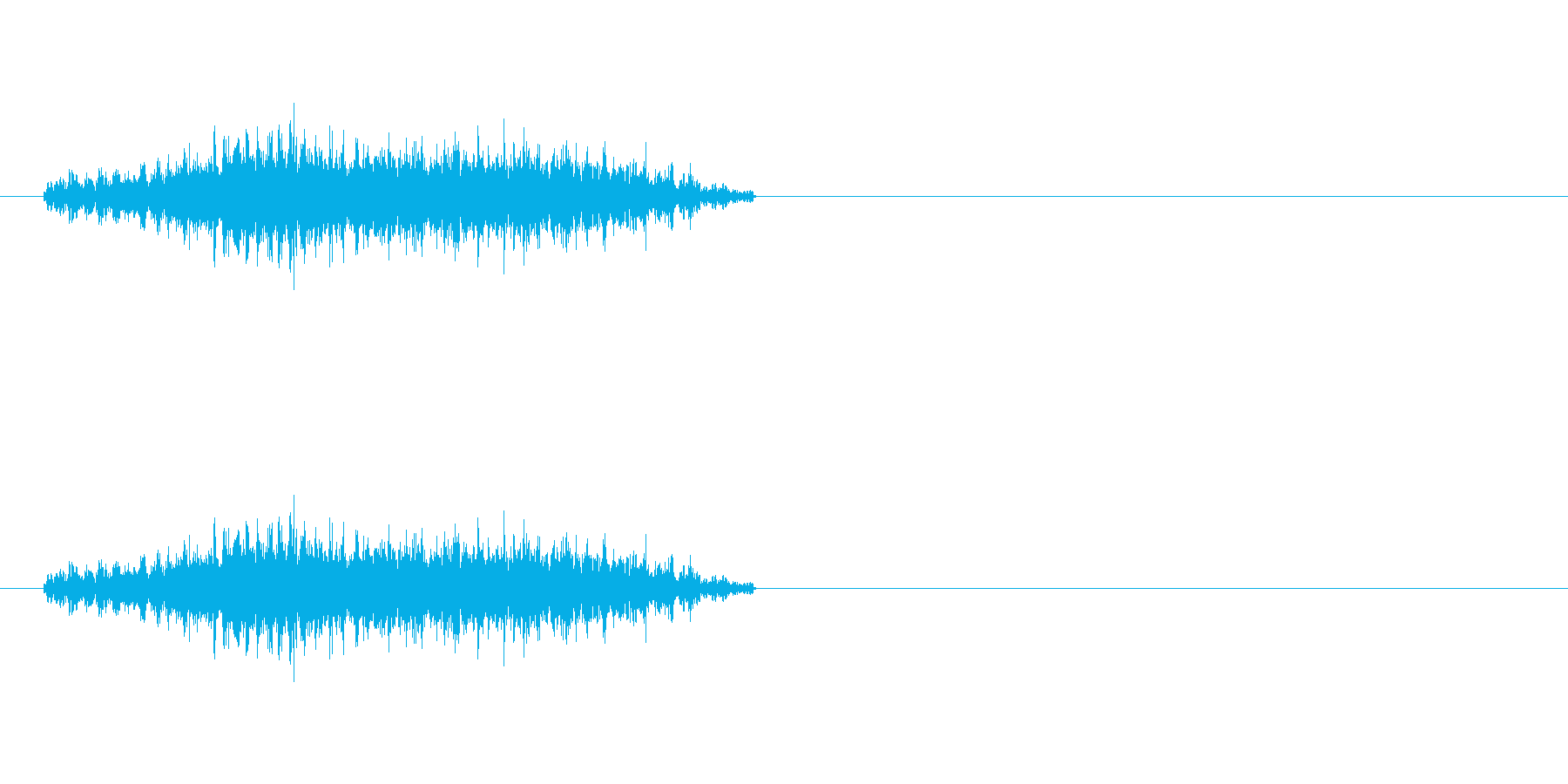 ドリルの軽めの音です。の再生済みの波形