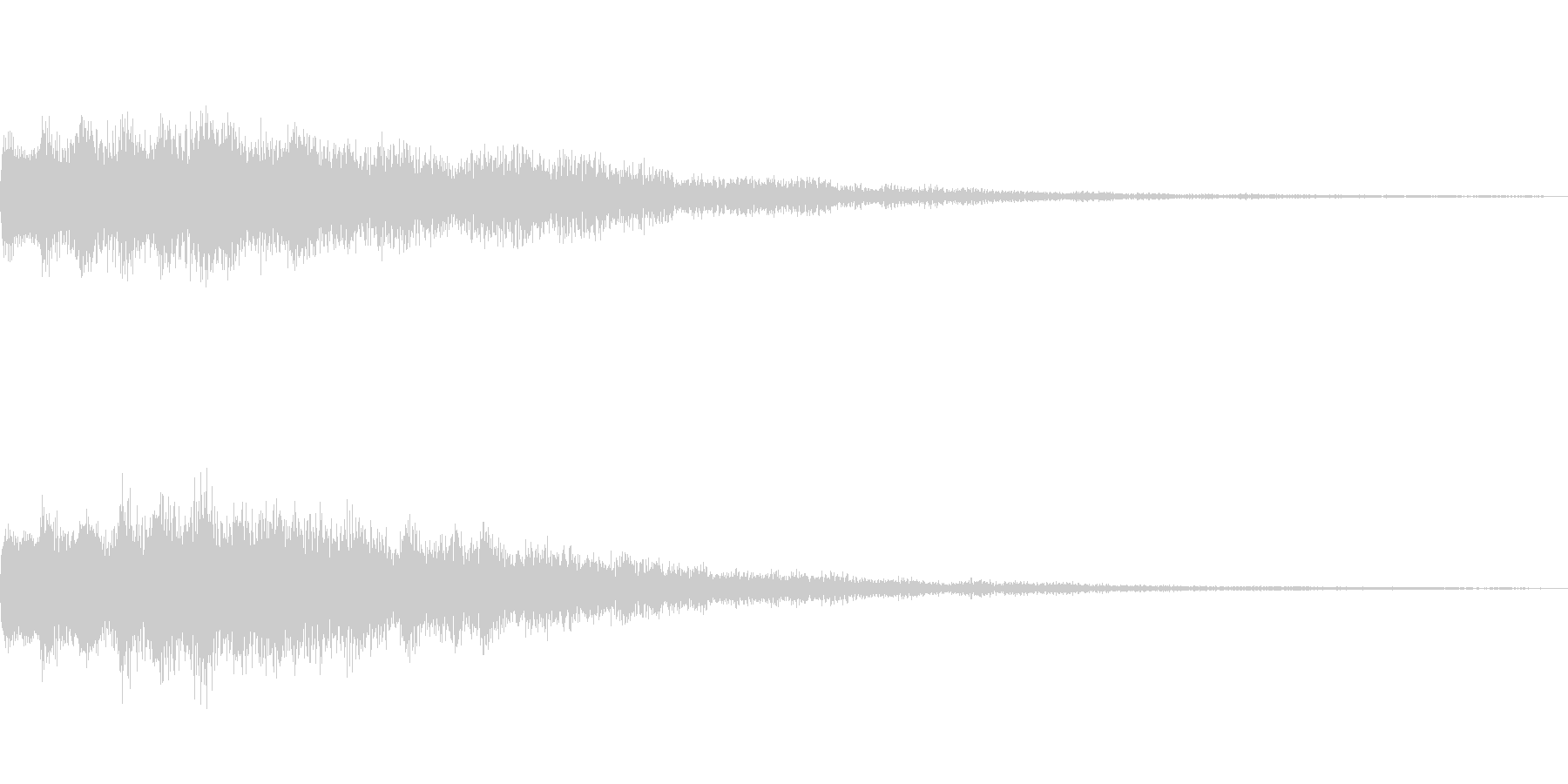 キラリ~ン(趣のある音色に仕上げました)の未再生の波形
