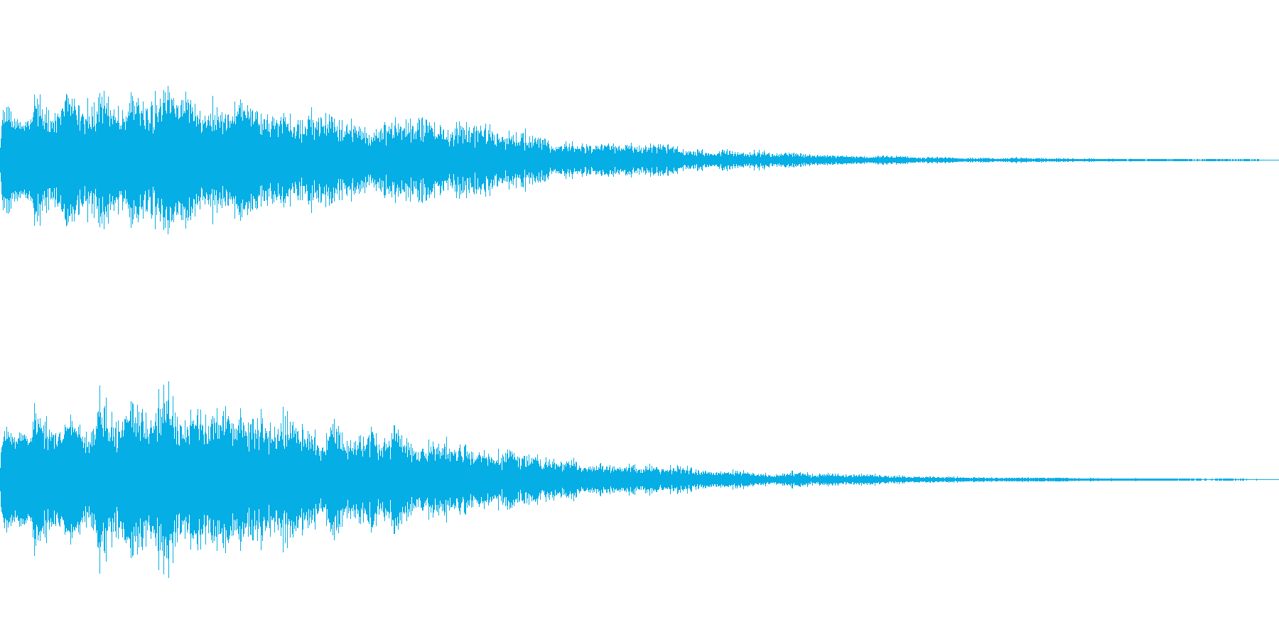 キラリ~ン(趣のある音色に仕上げました)の再生済みの波形