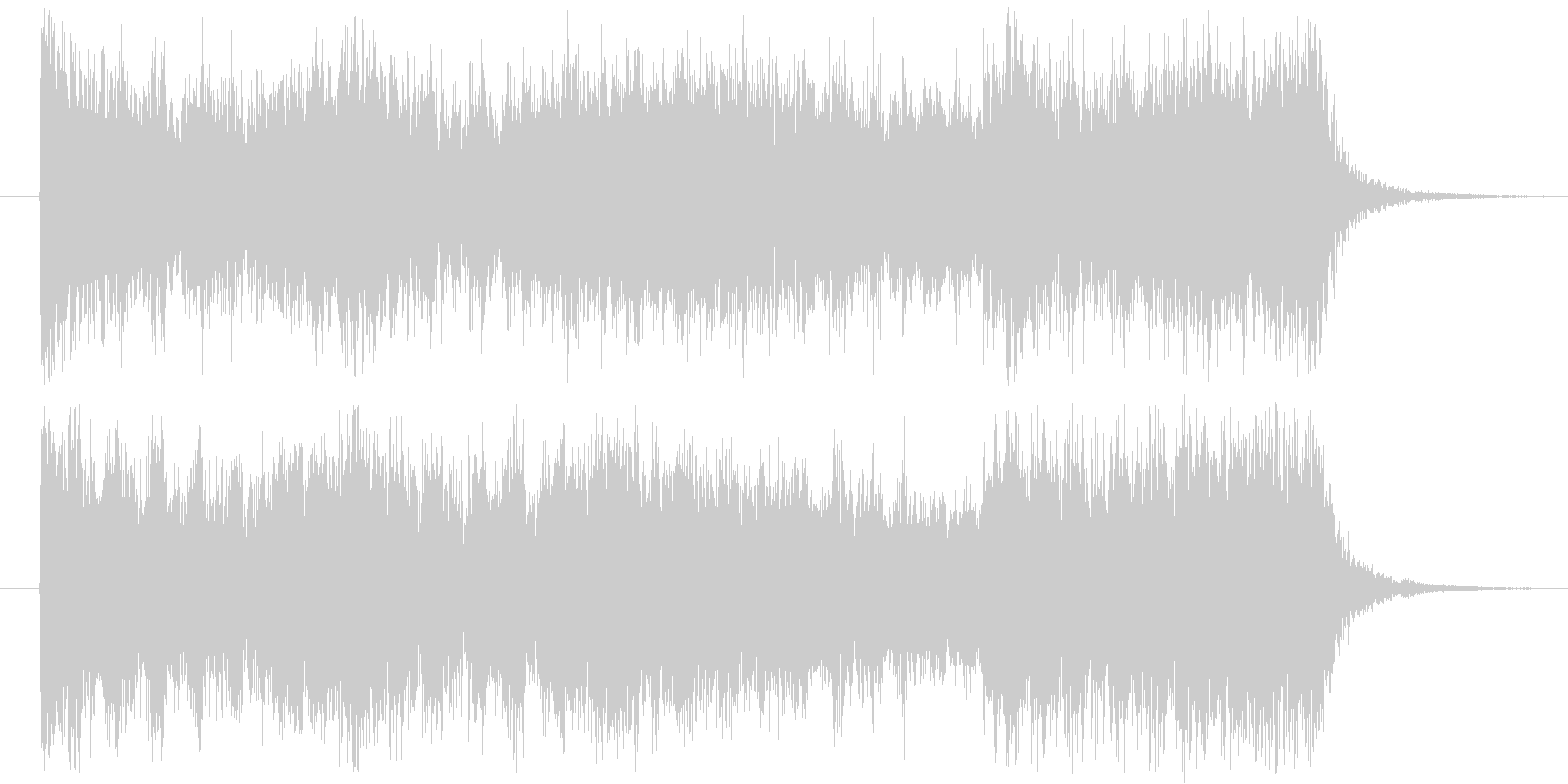 BGM_ホラー_緊迫感_戦闘の未再生の波形