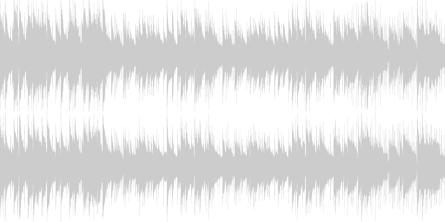 穏やかで優しい映像用音楽の未再生の波形