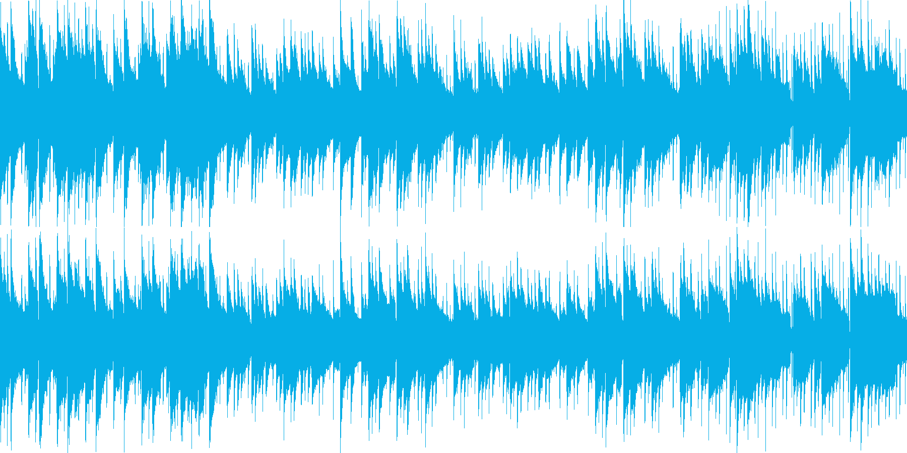 穏やかで優しい映像用音楽の再生済みの波形