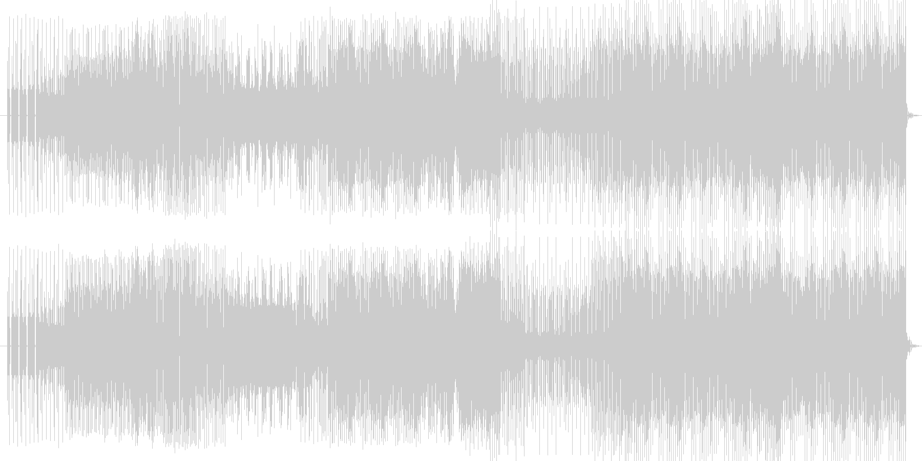 ゲーム音楽ですの未再生の波形