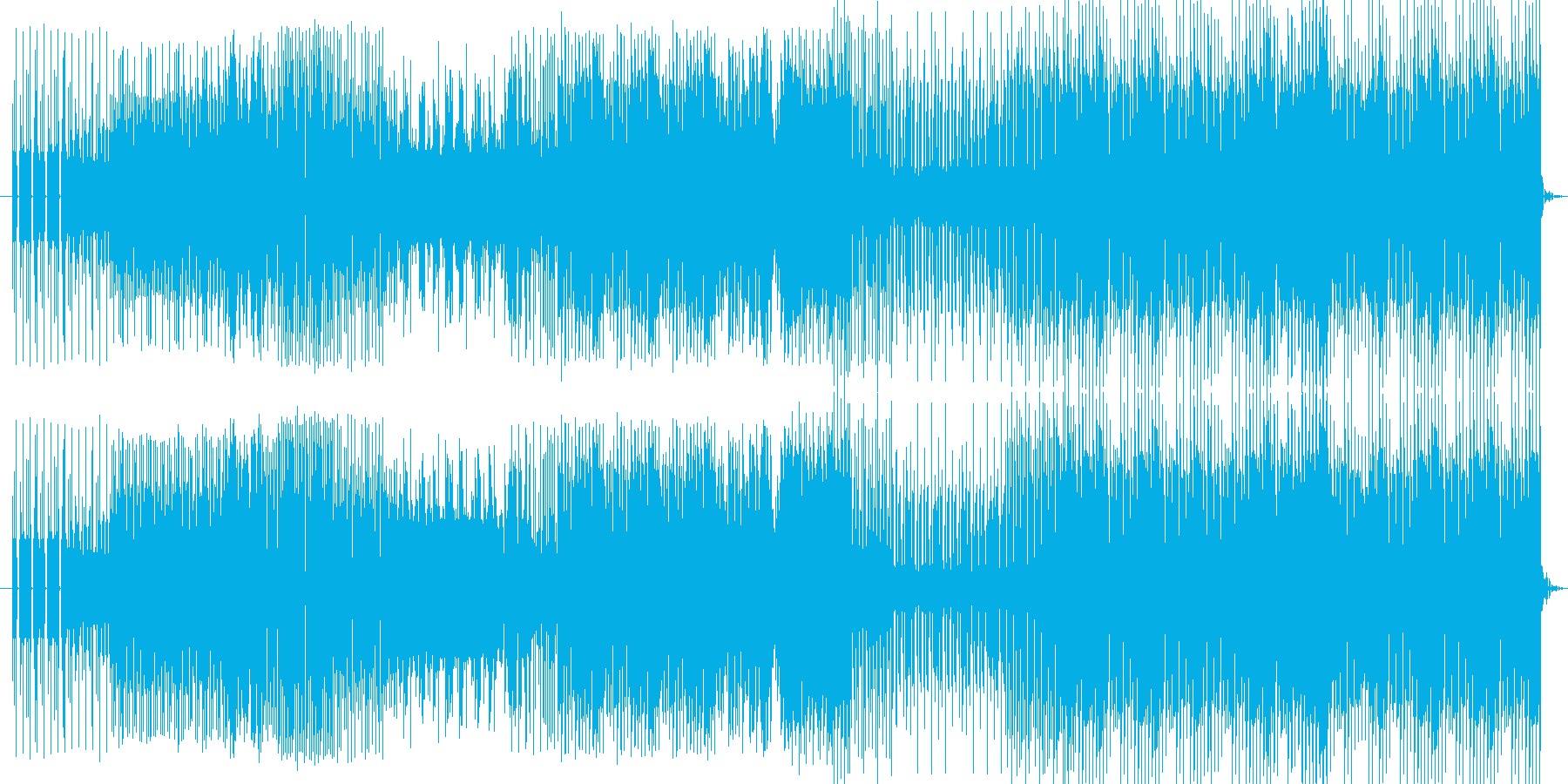 ゲーム音楽ですの再生済みの波形