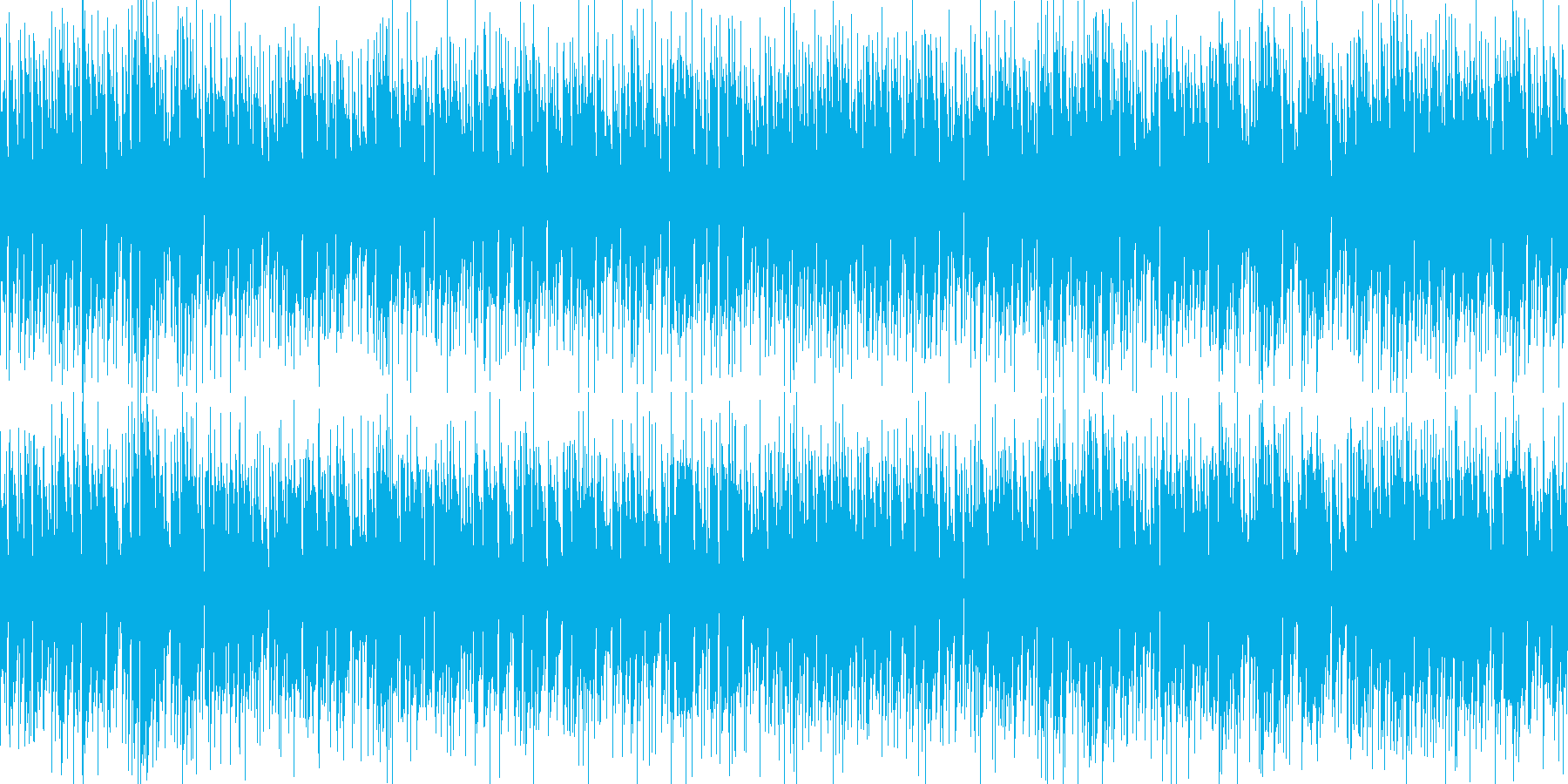 ループ可能な爽やかで気怠いエレキギター曲の再生済みの波形